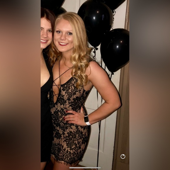 Black Lace mini dress - Picture 3 of 7